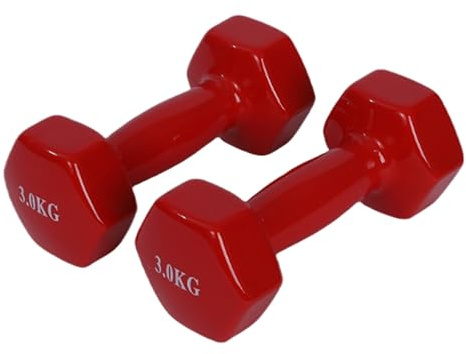 Endless Pair of Vinyl Coated Fixed Dumbbell for Gym Exercises | Material : Iron with Vinyl Coat | Weights for Women and Men