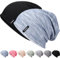 Mütze Herren Slouch Beanie Mütze Damen Leicht Winddichte Dünne Mütze Weiche Atmungsaktiv Longbeanie Ideal für Frühling Herbst und Winter
