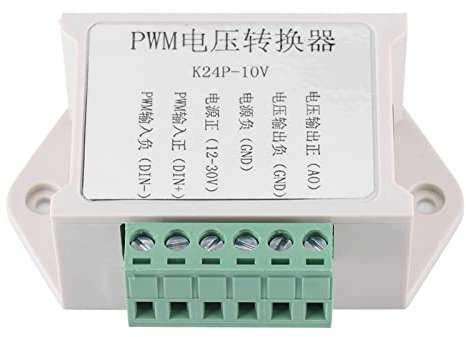 Spannungswandler-Adapter, PWM-Wandler, 0–10 V Analoger Spannungsausgang, 24 V-Pegel-PWM-Eingang, Umwandlung von Digital in Analog, für SPS und Signalwandler