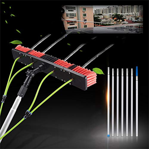 12 m Pannello Fotovoltaico e Finestre Pulizia Palo Estensibile Pulitore per Camion Finestre Lavaggio Multi Purpose Acqua Spray Spazzola