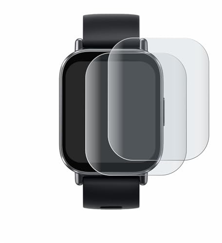 BROTECT Schutzfolie für Xiaomi Redmi Watch 5 Active | 2 Stück Entspiegelnder Displayschutz Made in Germany Matte Full-Screen Folie Full-Cover 3D Curved Anti-Reflexion Montage Kit