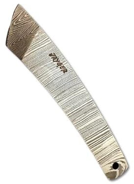 Handgefertigtes japanisches Kiridashi-Messer aus Damaststahl, Präzisions-Markierungswerkzeug, kompakte und langlebige Handwerksklinge, scharfe Kante, perfekt für Holzbearbeitung, Lederarbeiten und