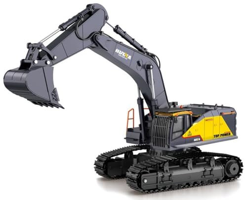 Torcster Huina 1592 Bagger 1:14 RTR Die Cast Profi mit Sound und Licht Ferngesteuert Modell schwenkbarer Arm