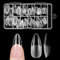 Almond Medium Nageltips für Gelnägel, Venares 120 Stück Acryl Künstliche Nägel Kurz 12 Größen Full Cover Nail Tips Almond, Soft Gel Tips Mandel Mittellänge S