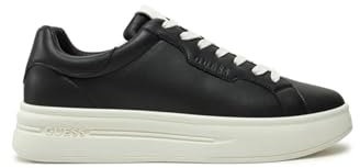 GUESS WINNO Läderjeans sneakers, Svart, 41 EU