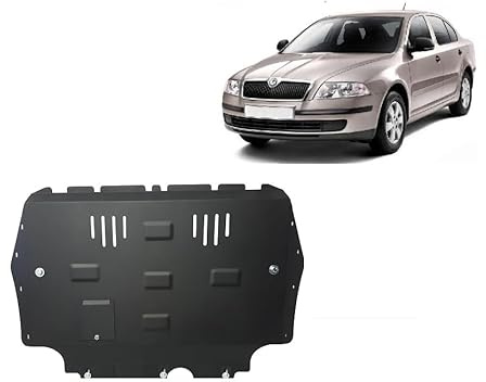 Scut Protection Unterfahrschutz aus Stahl kompatibel mit Skoda Octavia 2