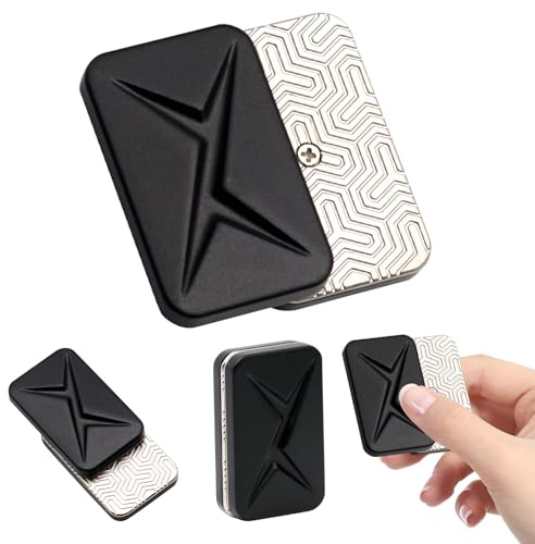 OBEST Fidget Slider EDC Toys, décompression anxieuse pour Adultes, Jouet pour autisme et TDHD, Cadeaux pour Adolescents (Noir)