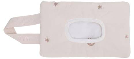 Porte-tissus de voiture, sac de tissu de poussette bébé mignon, sac de lingettes à main portable, pour la voiture avec des tissus faciaux de lotion haut de gamme, (Type 1)