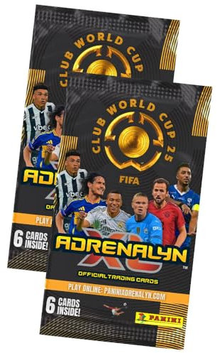 Bundle mit Panini FIFA Club World Cup 2025 - WM Trading Cards - Weltmeisterschaft Sammelkarten - 2 Booster + Exklusive Geburtstagskarte