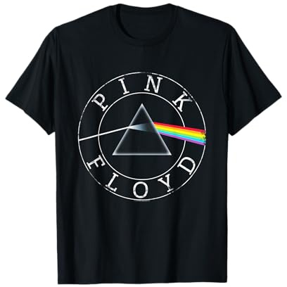 Offizielles Pink Floyd Prism Album Logo Rock Band Musik T-Shirt