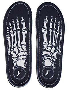 Fußabdruck Innensohle Technologie kingfoam Orthopädische Einlegesohlen Skelett schwarz 13/13,5
