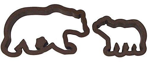 Mama Bear 4.5 in and Baby Bear 2.5 in. Cookie cutter 2 PC set