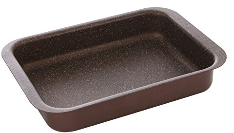 ILLA gc5025 Gourmet Bräter mit Beschichtung Rock 5 Schichten mit mineralienpartikel, Aluminium, Bronze