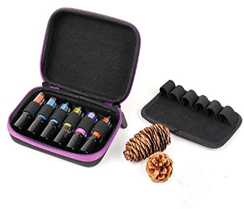 Huile essentielle Boîte de rangement 12 Bouteilles De Porte-bidon De Stockage D'huile Avancées Protection 5 Ml -15 Ml D'huile Stockée Dans Le Risque D'exposition À L'air Huile essentielle Boîte