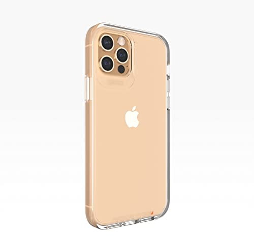 ZAGG Gear4 Crystal Palace D30 Protective Case for iPhone 12 Pro Max, Slim, Wireless Charging, MagSafe, Clear