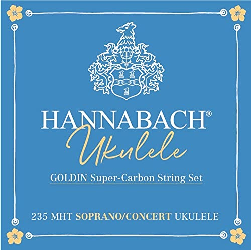 Hannabach 660646 Corde per Uklulele Soprano/Concerto Goldin Set 235 Mht