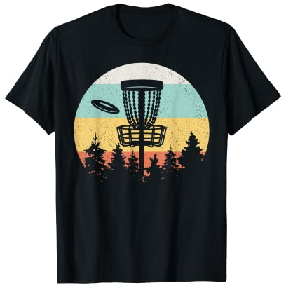 Disc Golf Vintage Retro Discgolfspieler Geschenk Discgolfer T-Shirt
