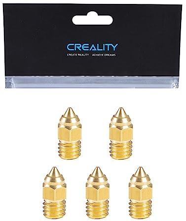 Creality 12PCS Ender 3 S1/CR-6 SE 3D Drucker Düsen, 3D Druckerteile Hotend 0,4 mm MK Messing Nozzles, Kompatibel mit Ender 3 /Ender 5 /Ender 6 / CR 10 / Ender 3 V2 Neo Serie, 1,75 mm Filament