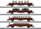 MiniTrix T18707 Niederbordwagen der DB, MHI 3er-Set