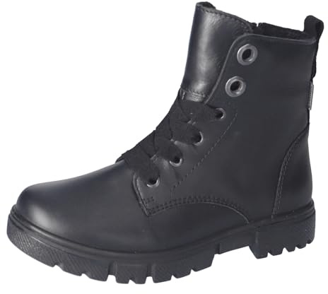 RICOSTA Mädchen Stiefel Suri, Kinder Stiefeletten, Weite: Mittel, lose Einlage, RicostaTEX, Bootee, Booties, halbstiefel, schwarz (091), 31 EU