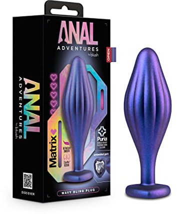 Blush Anal Adventures Analplug Lila 11,4 cm