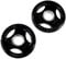Equipped Gym - Olympic Tri Grip Weight Plate Set 1.25kg - 25kg. 2 Cast Iron And Rubber Coated Weights For Weight Lifting Gym Equipment For Home & Commercial Use For Both Men And Women (2x 2.5kg)