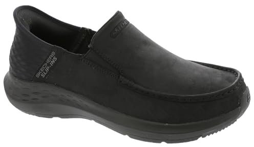 Skechers, Parson OSWIN Hombre, Black Leather, 52 EU