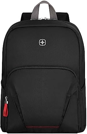 WENGER Motion Laptop-Rucksack mit Tabletfach, Notebook bis 15,6 Zoll, 20 l, Damen Herren, Business Uni Schule Reisen, Schwarz, 612545