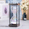 Rainbow Sanduhr Timer 60 Minuten Holzrahmen dekorative Sanduhr (weißer Sand, große Größe)