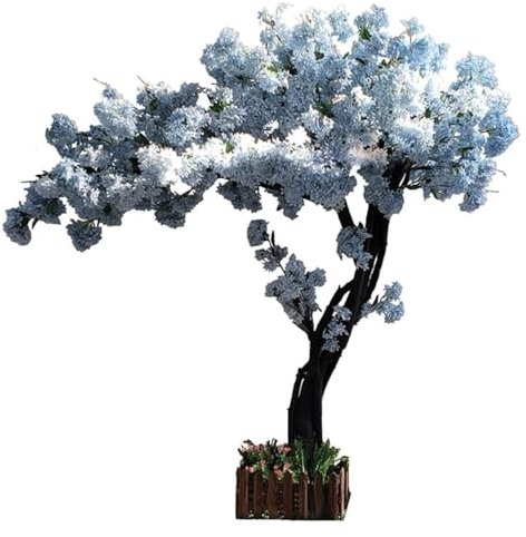 JCAKES Pflanzen 150 cm/4,9 ft künstlicher Baum, künstlicher Kirschbaum, künstlicher Baum, Innendekoration, Wunschpfirsichbaum Dekoration