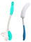 2 pezzi WC Aids Set per wiping per wiping Include Long Handle Butt Wiper Doccia Spazzola portatile per bidet e una custodia per il comfort, per il bagno per disabili anziani
