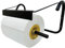 Virsus Dispenser Portarotolo a Parete, misura 40x20x23 cm, per Bobina Carta Industriale, Porta Rotolone Asciugatutto con Molle, per Cucina, Garage, Bagno Ufficio, Palestre -555 (Nero)