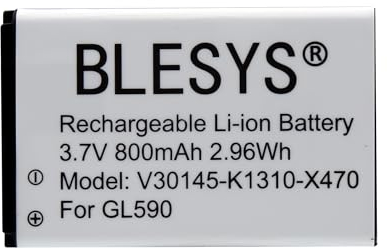 BLESYS Batterie pour Gigaset GL590 GL390 Téléphone, Compatible avec V30145-K1310-X470 - [3.7V/800mAh]