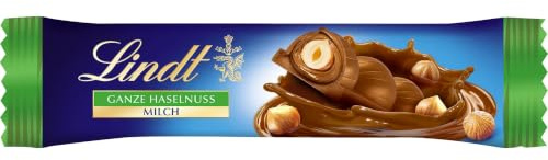 Lindt Schokolade | NUSS DELUXE Riegel Milch, 35g, Schokoriegel