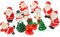 BUGUUYO Miniatur-weihnachtsschmuck-Set 15-teilig Gemischte Weihnachtssets Für Die Inneneinrichtung Weihnachtsminiaturen Ornamente Zum Basteln
