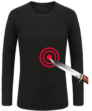 COYEUX Level 5 Cut-Proof And Stab-Proof Long Sleeve, Bite-Proof Tear-Proof Long-Sleeved T-Shirt, for Personal Safety