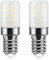 E14 LED Fridge Bulb, 3W Warm White 3000K, 300LM, 25W equivalent Incandescent lamp, E14 SES Small Edison Screw Lamps for Refrigerator, Cooker Hood, Night Light, Sewing Machine, Non-Dimmable, 2PCS