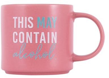 Splosh - Cheeky Mugs | Funny Coffee Mug with Humorous Sayings and Messages | Unique Gift Ideas for Her and for Him | Coffee & Tea Lovers | 390ml (Pink)