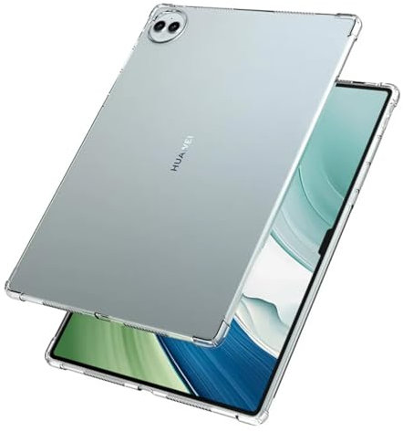 MEMELOKA Cover per Huawei MatePad PRO 13.2 Pollici, Trasparente Morbido TPU Silicone Protettiva Custodia Antiurto Anti-Graffio Bumper con Angoli Rinforzati