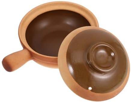 VICASKY Clay Cooking Pot Asian Style Stew Pot Lid for Cooking Rice Cooker Family Gatherings Cookware