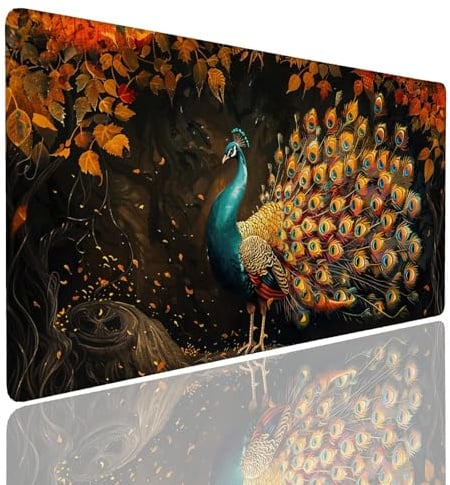 Mauspad XXL 900x500x4mm Wasserdicht Schreibtischunterlage rutschfeste Speed Gaming Mousepad Landscape (12) Groß Desk Mouse Mat Maus Pad, Schreibtisch Unterlage Deko für PC, Laptop, Home Office
