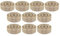 Tapones de inicio de plántulas – 10 piezas de 30 mm de turba, bloque de tierra para macetas, bloqueador de suelo de cultivo de nutrientes, accesorios de jardín comprimidos para terraza, patios y patio