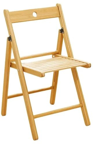 NihaoWXM Klappstuhl Holz Rückenlehne Esszimmerstühle Hocker Einfachheit Outdoor Moderne Holz Wohnzimmer Klapp Chaiselongue Küchenmöbel(STYLE2)