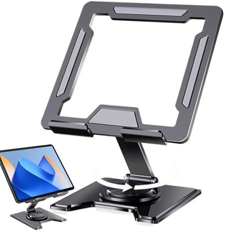 Patifirst Support pour Tablette - Support de Fixation pour Dock de Bureau | de Tablette Amovible - pour Utilisation en Voiture, Lit, Le Bureau, Lecture, avec Moniteur, Bureaux, Chevet, Voyage