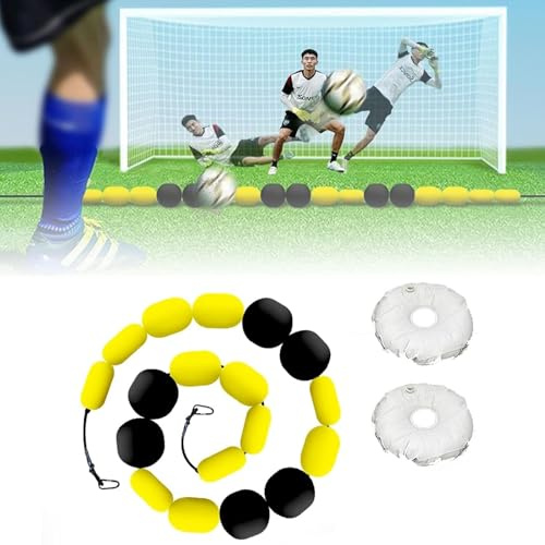 Torwart Reflex Trainingsgerät mit Bungee Cord Deflection System und Tragetasche
