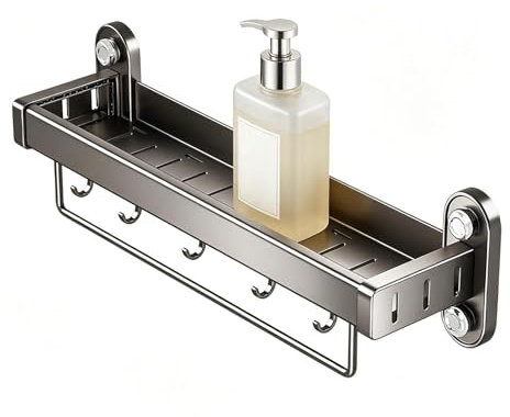 DzpKrka Wand-Saug-Duschregal,Badezimmer Ablageregal Für Pflegeprodukte - Duschregal Für Die Duschkabine - Für Wohnung Landhaus Studentenwohnheim Badezimmer Toilette Shampoo Haarspülung Duschgel