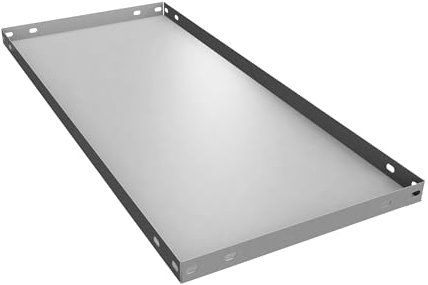 Simon Rack Bandeja Metálica Estantería, 1 Unidad, 1100x200x35mm, Gris