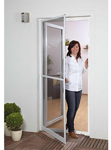 Hecht MasterSlimPlus Fliegengitter+Zarge 100x210cm weiß Tür