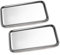 IMEEA® Small Rectangle Organizer Tray for Wallets, Cash, Coins, Keys, and Jewelry SUS304 Stainless Steel, 20.5 x 11.5cm, 2-Piece (Silver)