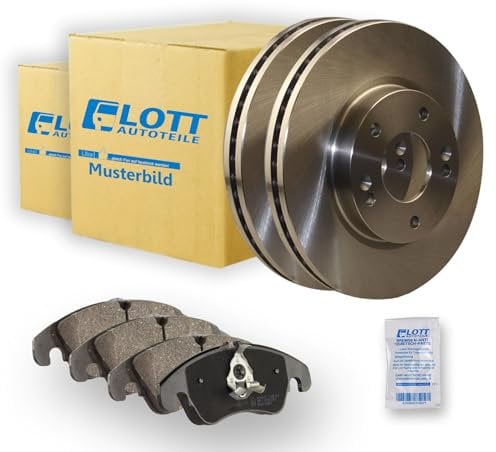 BREMSSCHEIBEN + BREMSBELÄGE VORNE KOMPLETTSET BREMSENKIT BREMSE VORDERACHSE
